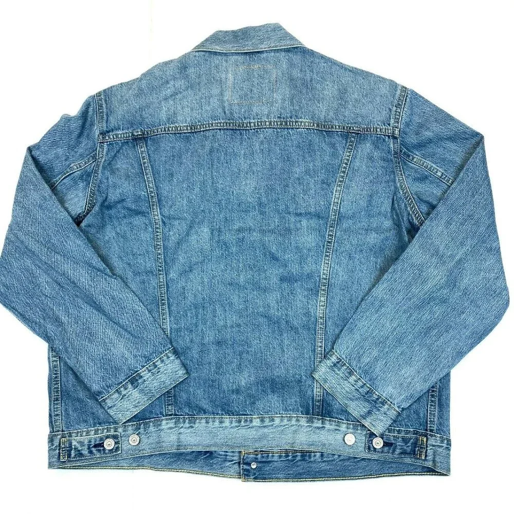 Men's Levi's Trucker Blue Jean Jacket (723340351) Killebrew Light Wash - XXL - Picture 5 of 5